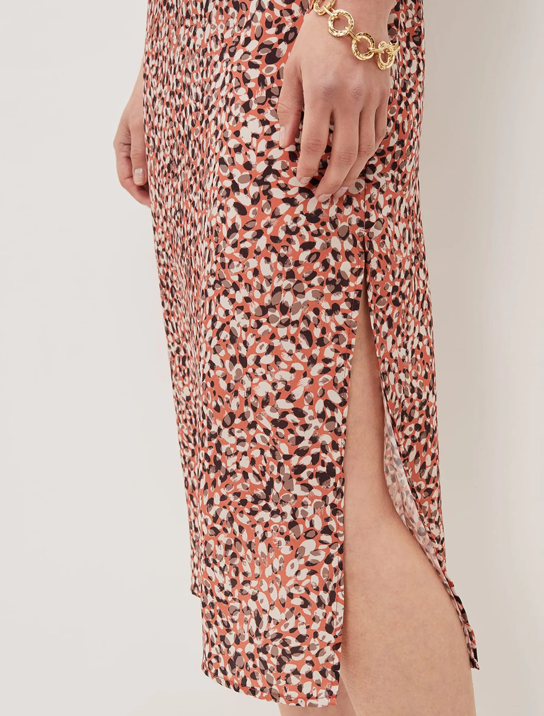 Ellerie Printed Slip Dress