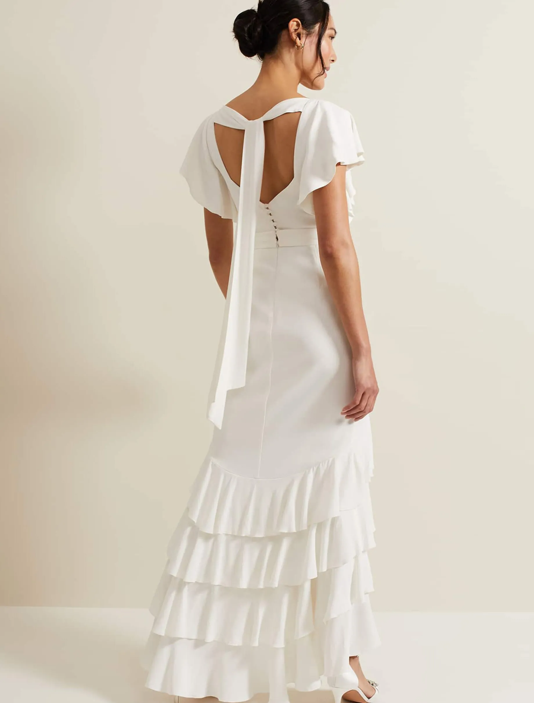 Ellery Frill Maxi Wedding Dress
