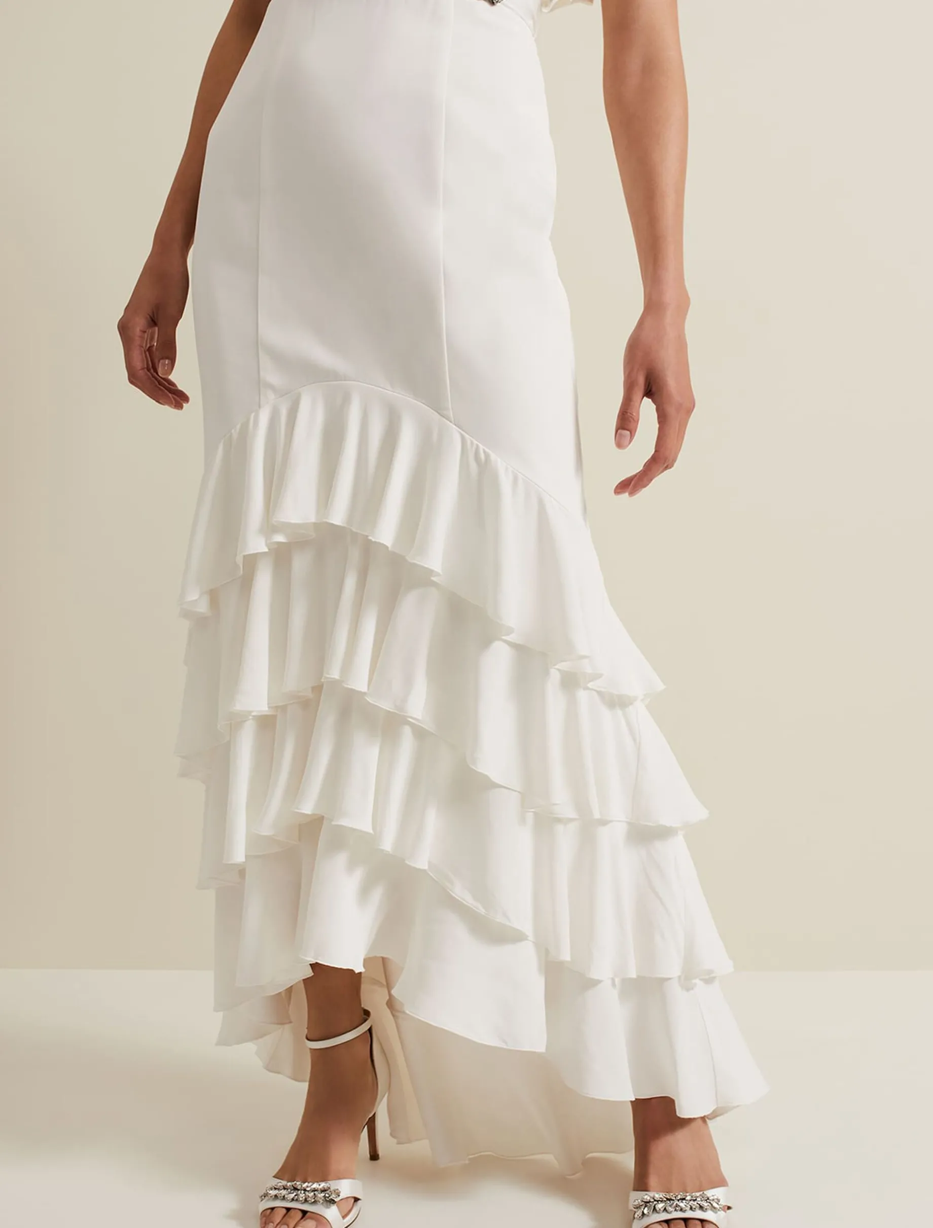 Ellery Frill Maxi Wedding Dress