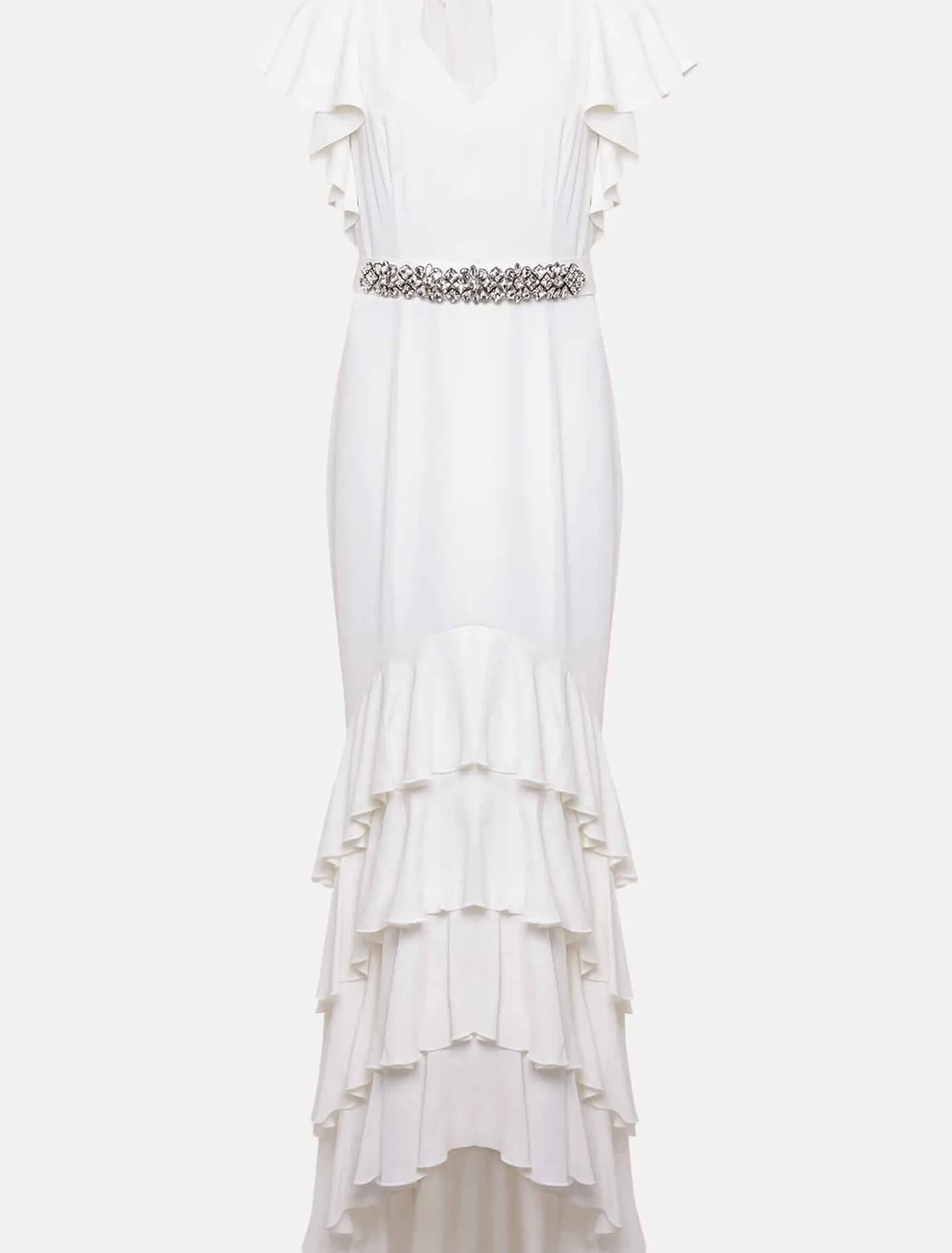 Ellery Frill Maxi Wedding Dress