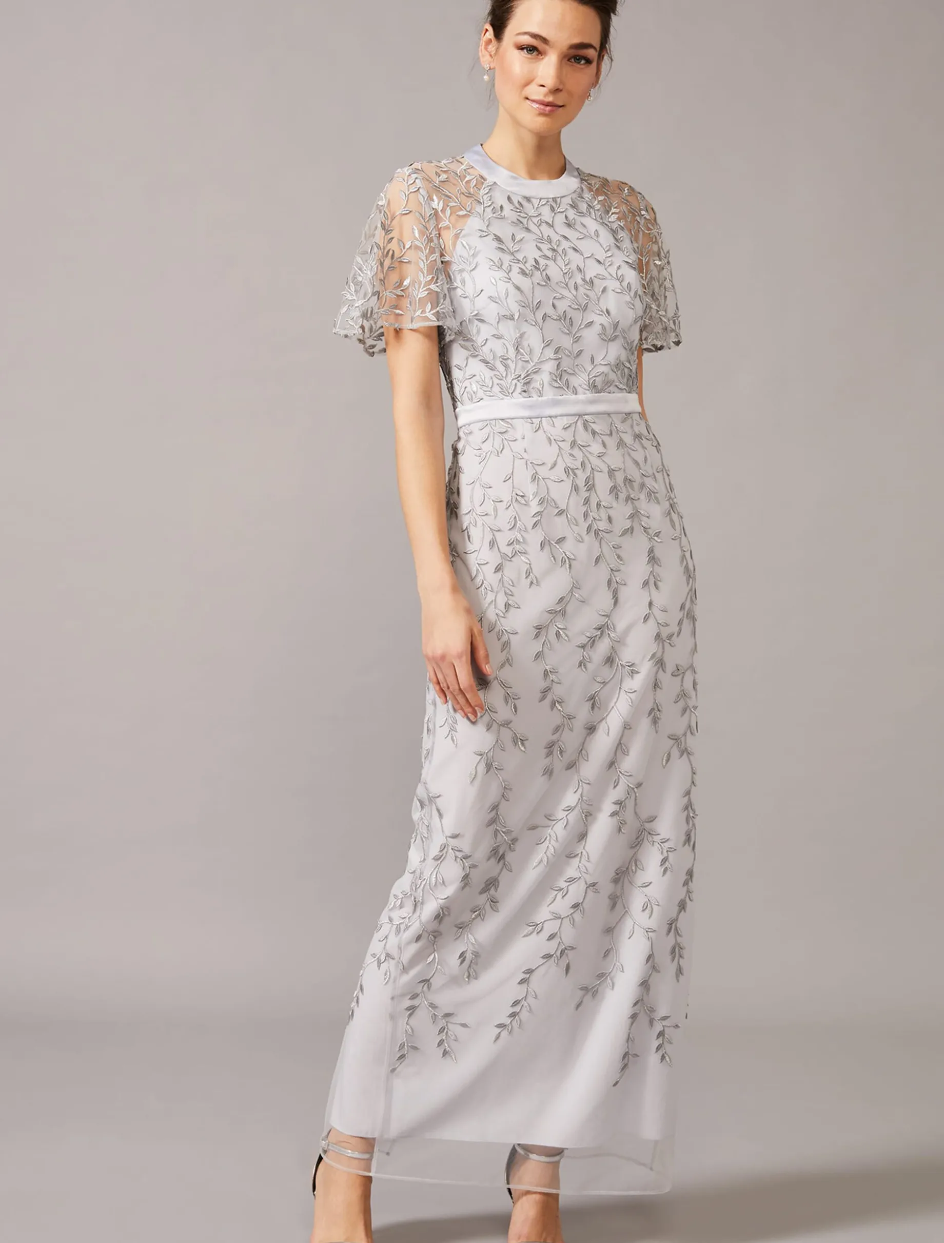 Elsbeth Trailing Leaf Dress