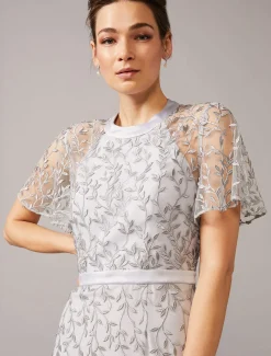 Elsbeth Trailing Leaf Dress