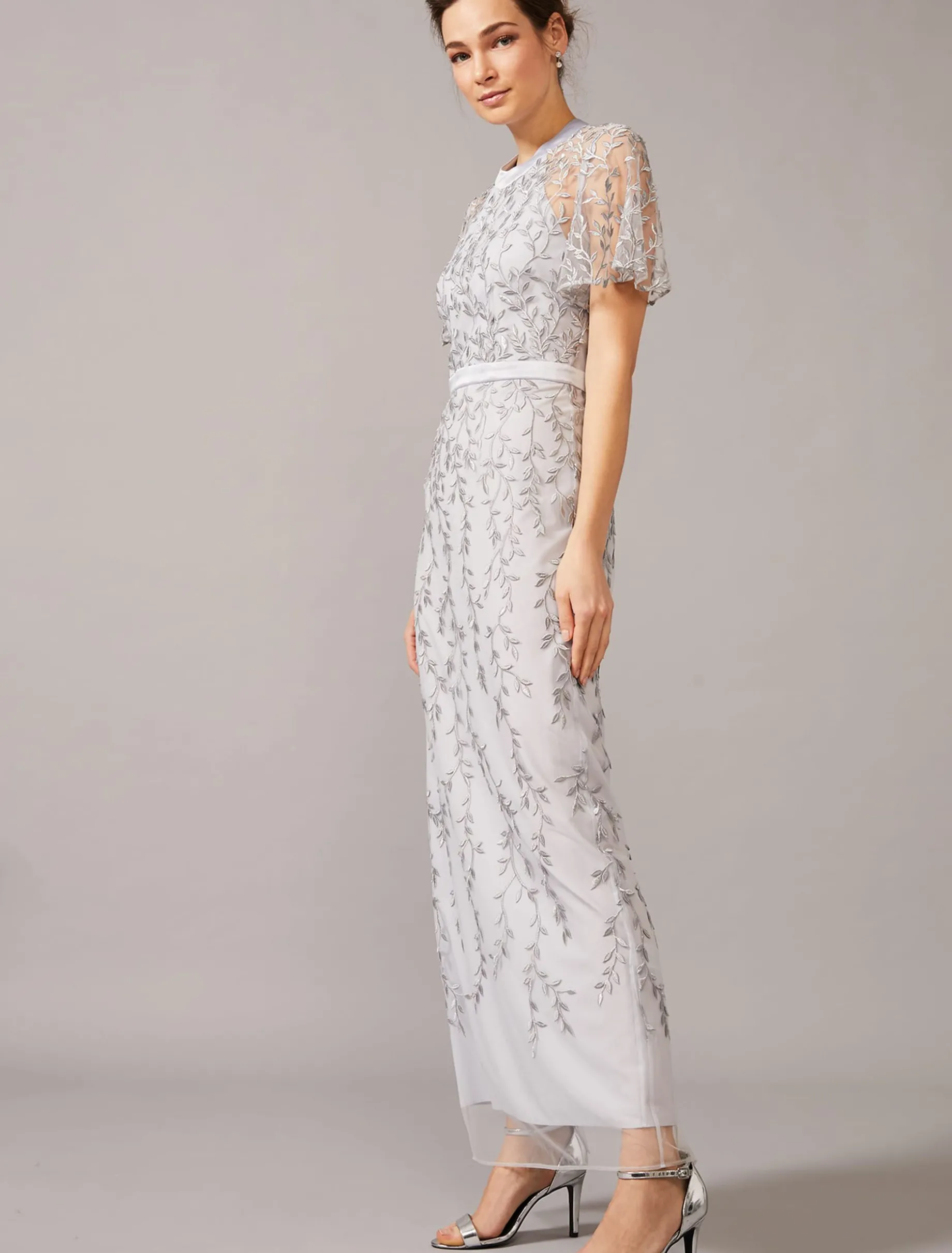 Elsbeth Trailing Leaf Dress