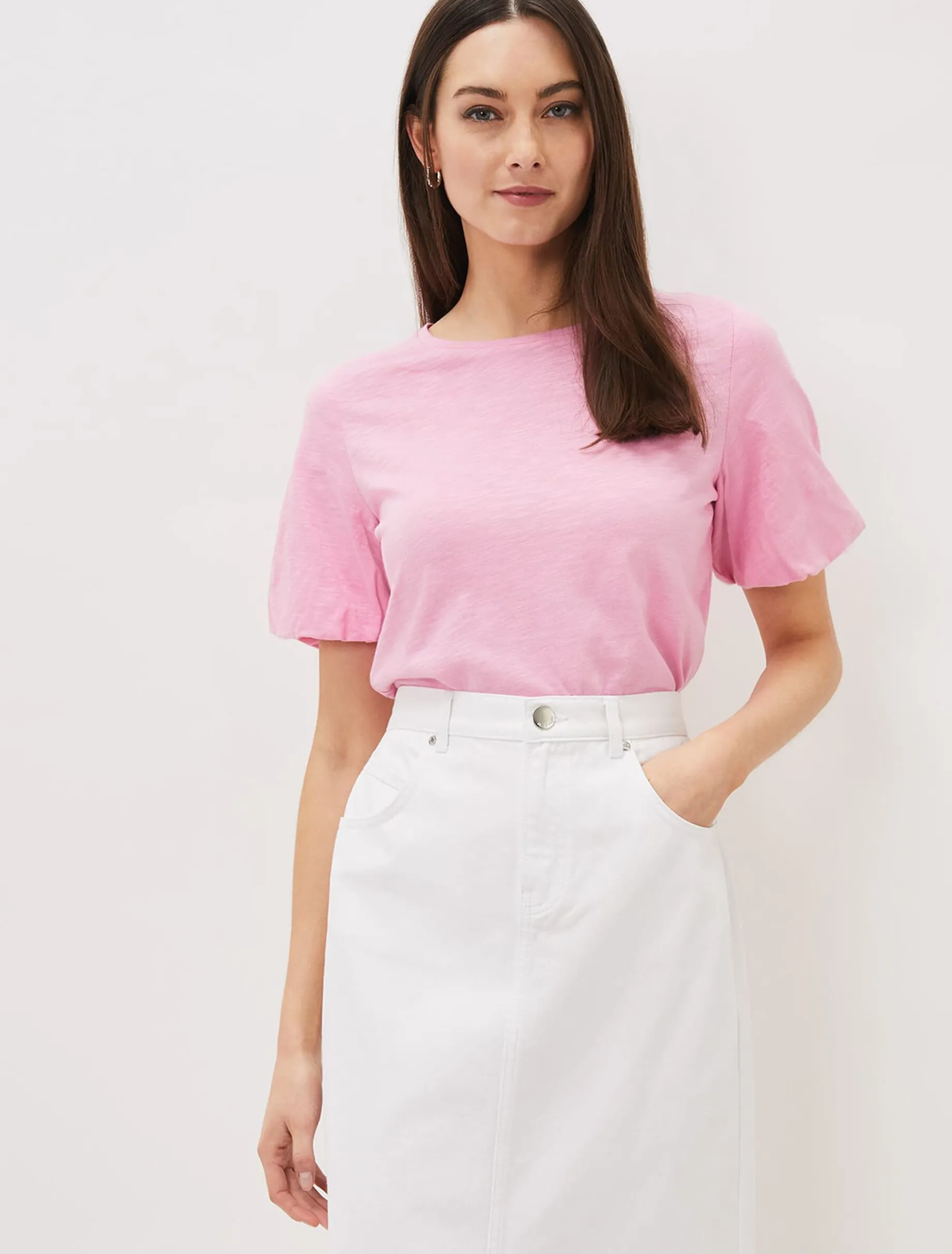 Elspeth Cotton Puff Sleeve Top