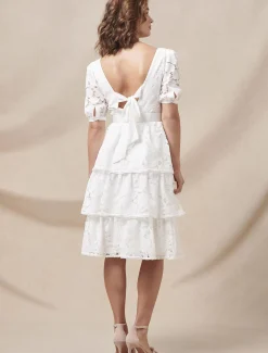 Elyse Lace Tiered Wedding Dress
