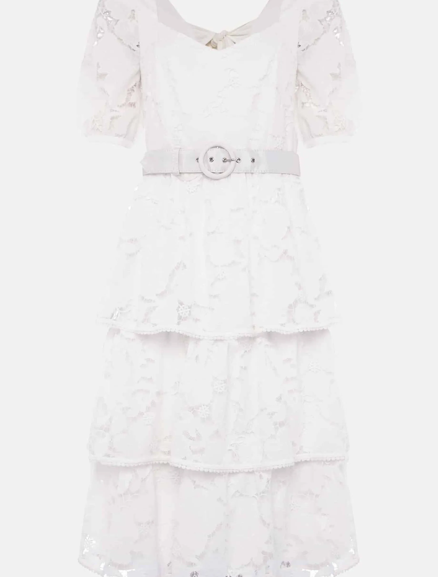 Elyse Lace Tiered Wedding Dress