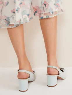 Embellished Block Heel Shoe