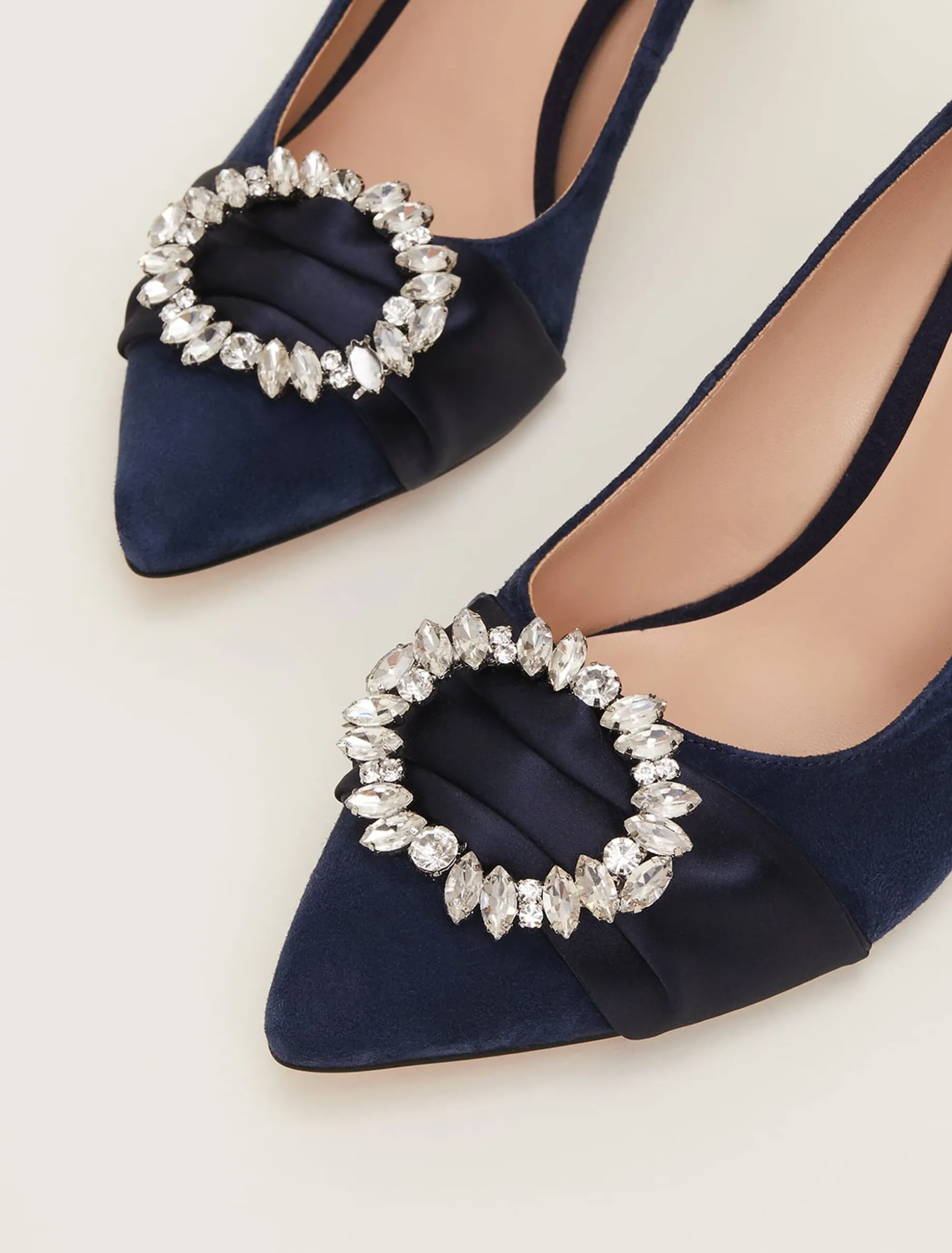 Embellished Court Shoe