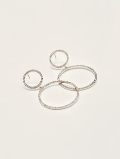 Embellished Hoop Earrings