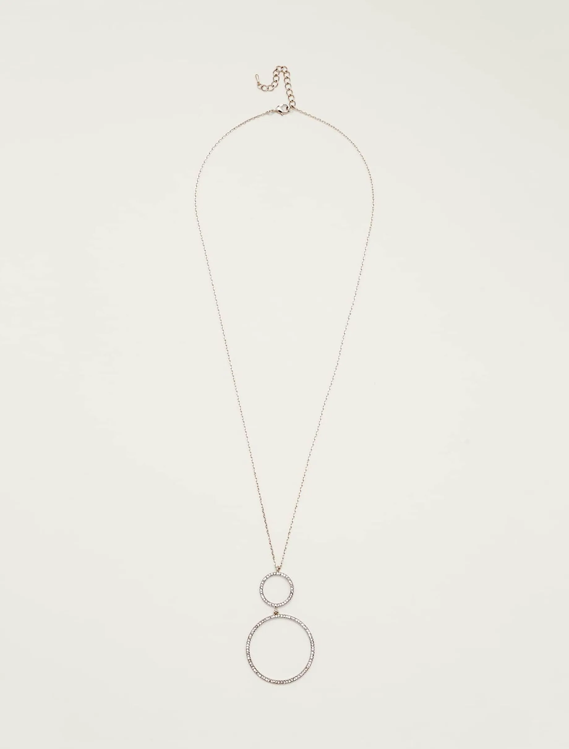 Embellished Hoop Necklace