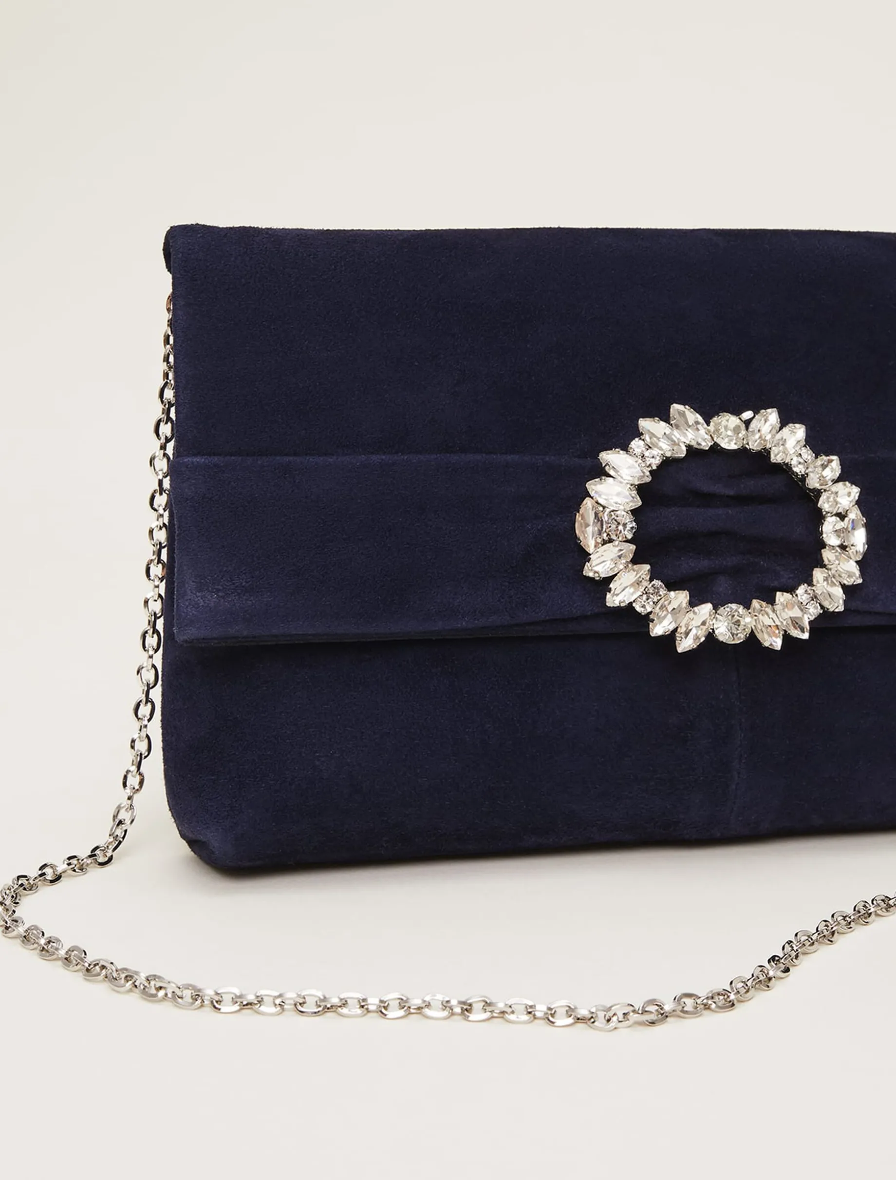 Embellished Slim Clutch Bag