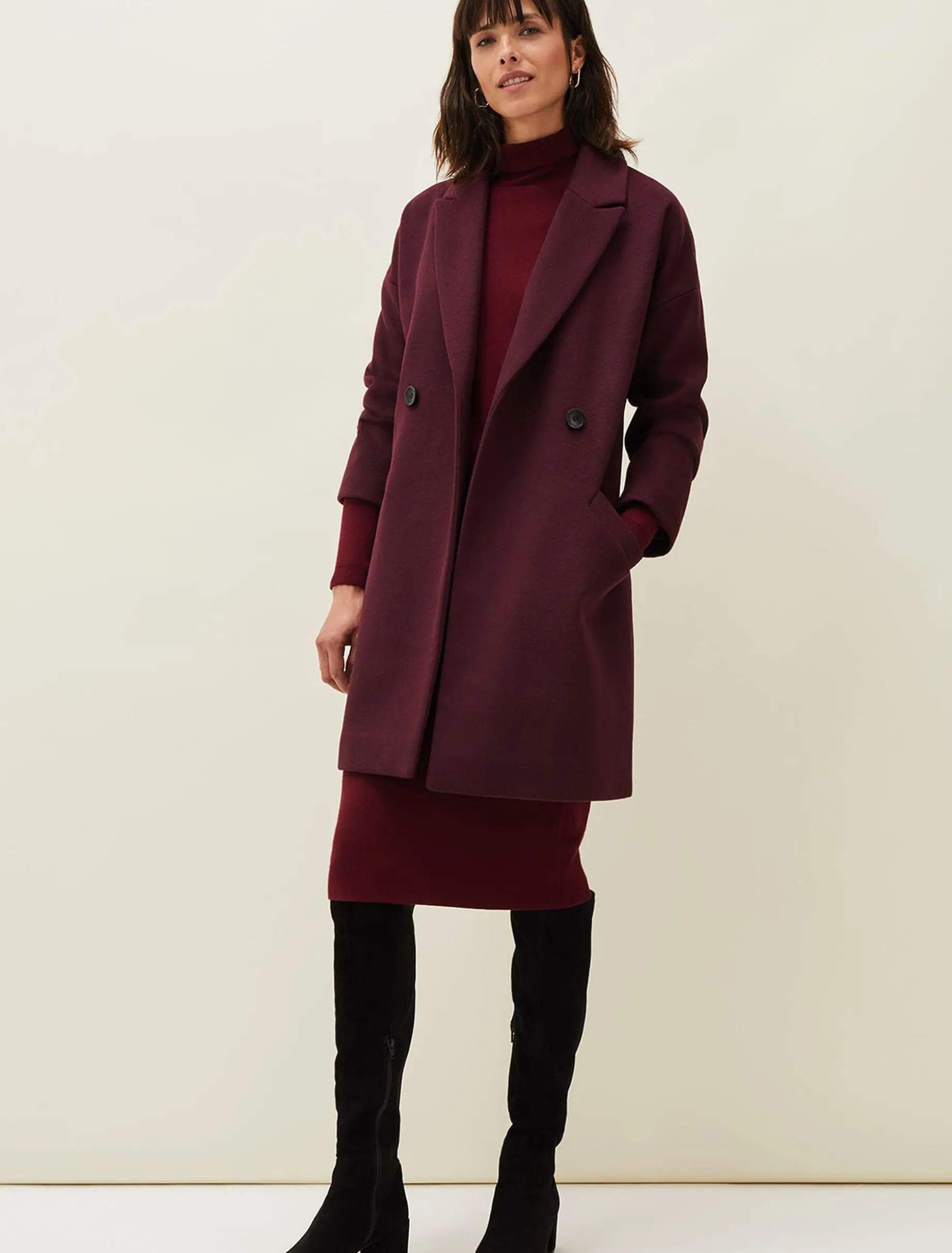 Emery Double Breasted Wool Coat