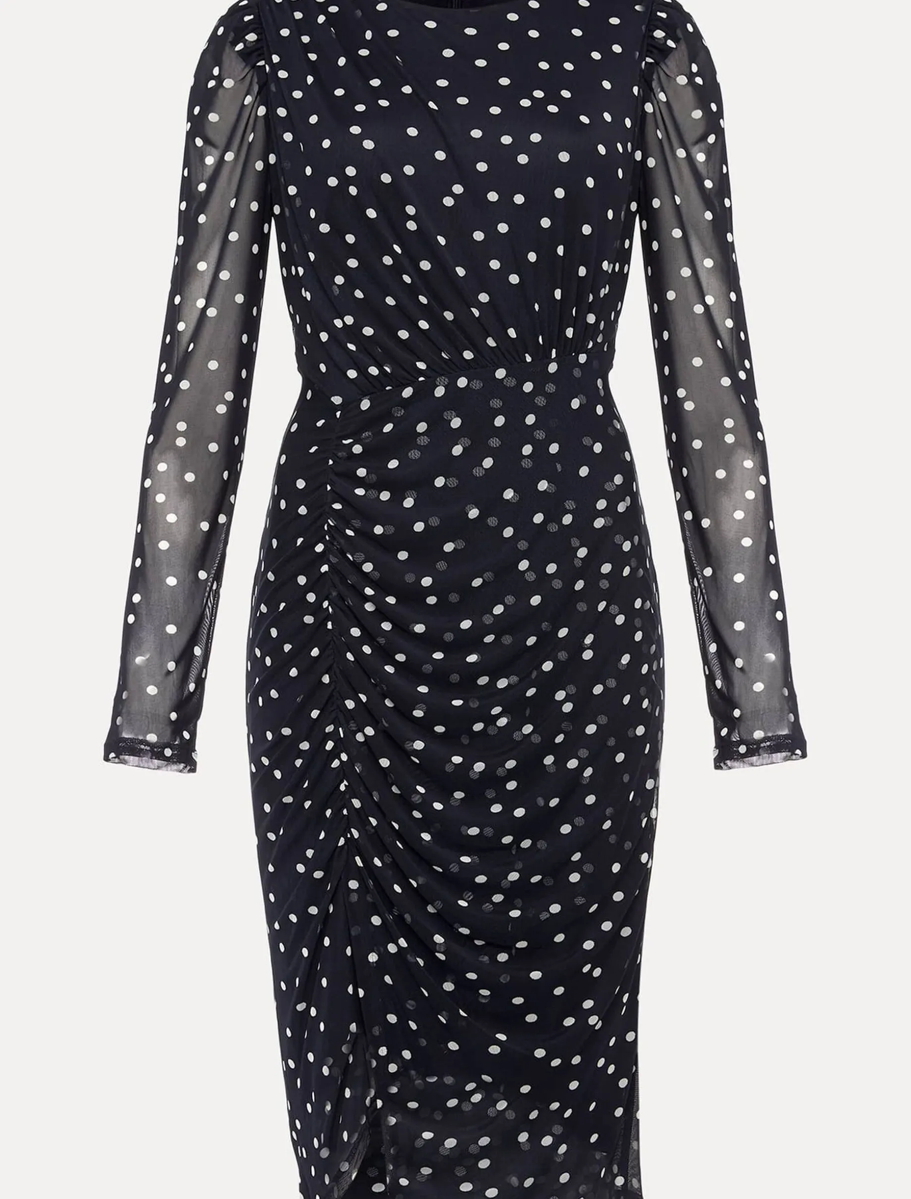 Emilia Spot Mesh Dress