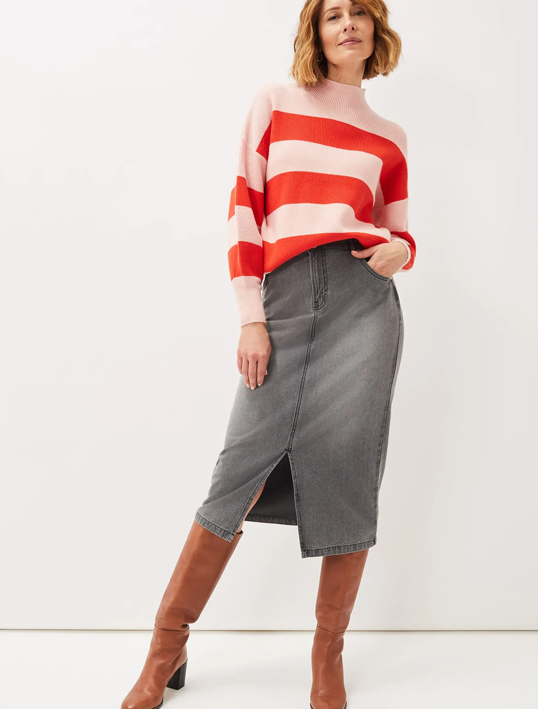 Emilia Stripe Chunky Jumper