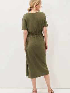 Emmalyn Cotton Midi Dress