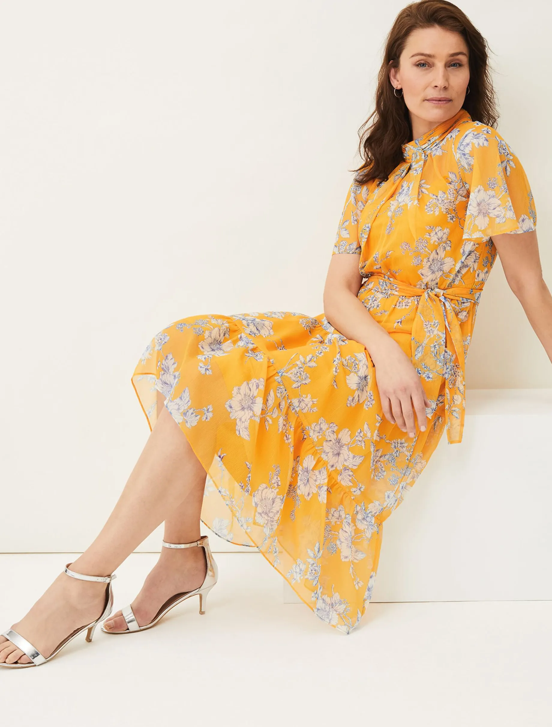 Emmalyn Tiered Georgette Dress