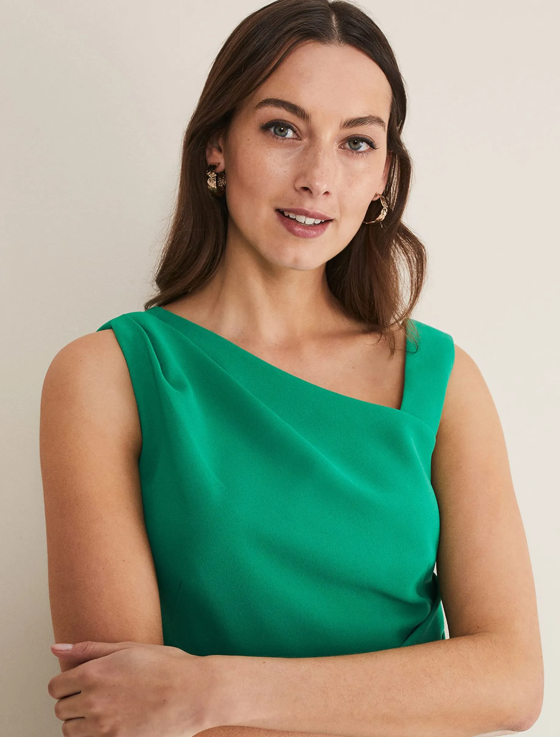 Emmie Asymmetric Hem Dress