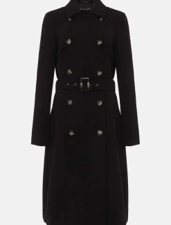 Emmy Pleat Back Trench Coat