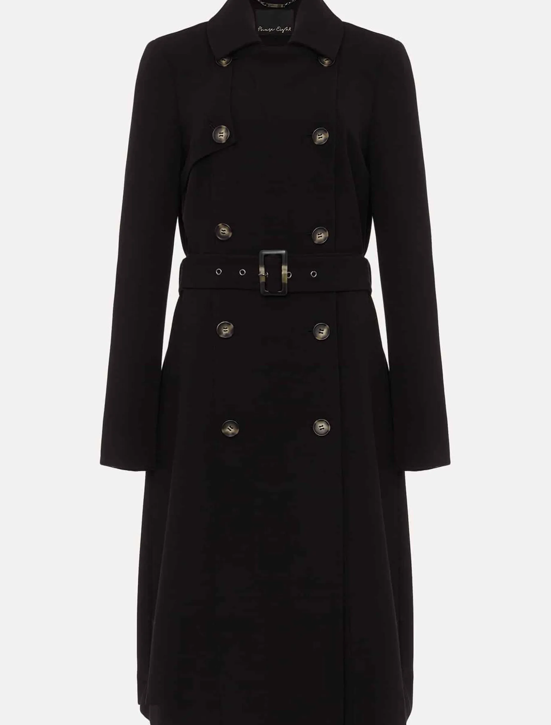 Emmy Pleat Back Trench Coat