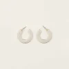 Enamel Hoop Earrings