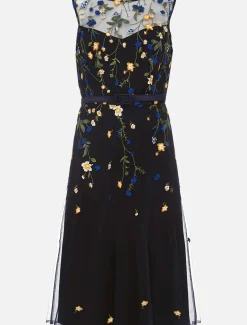 Esmeralda Embroidered Fit & Flare Dress
