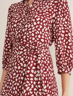 Este Spot Swing Dress
