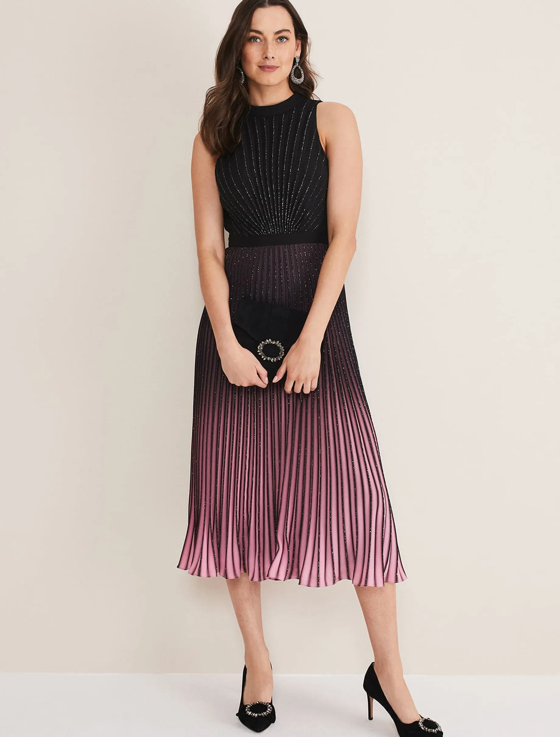 Estella Ombre Midi Skirt