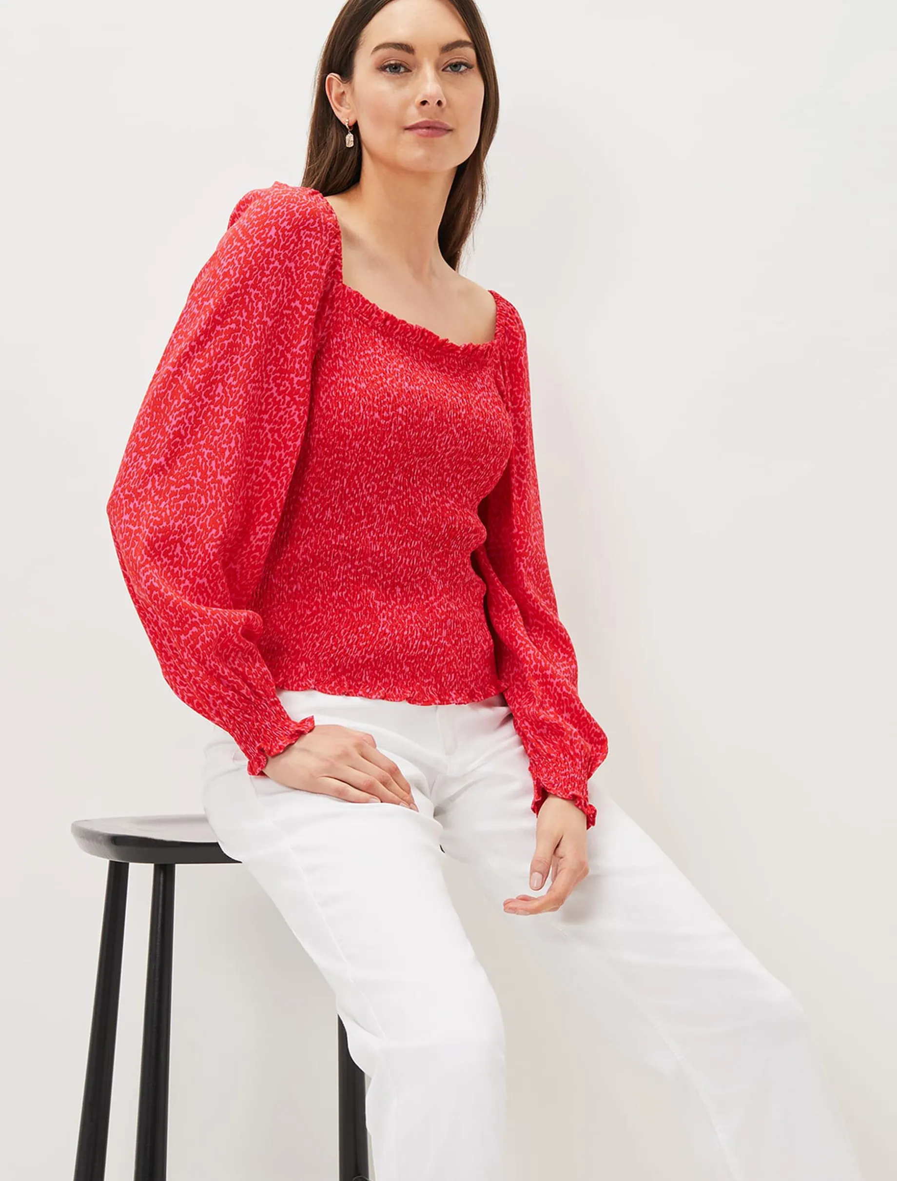 Esty Square Neck Blouse