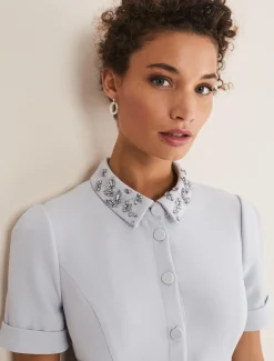 Etta Embelished Collar Playsuit
