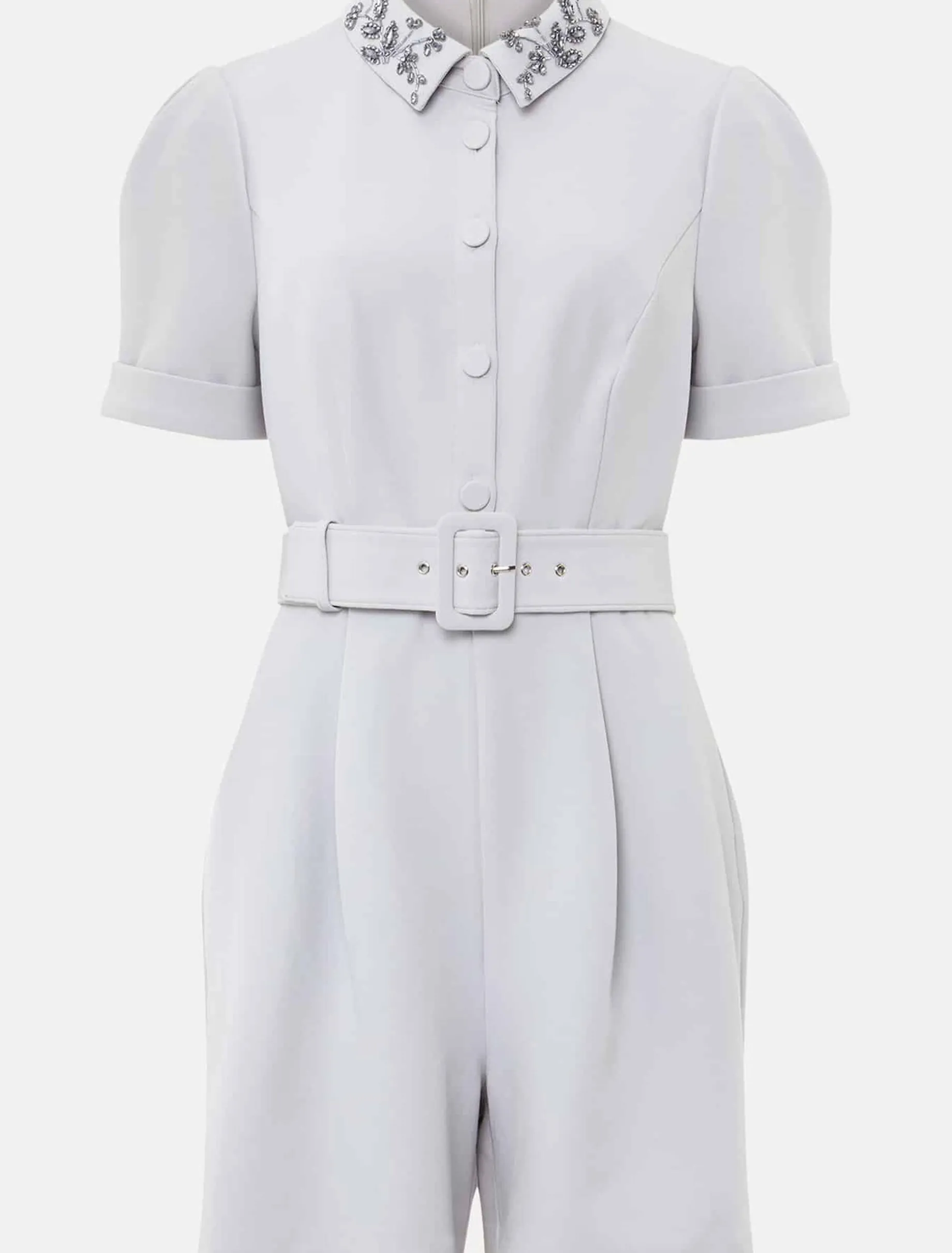Etta Embelished Collar Playsuit