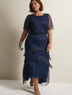 Evadine Beaded Maxi Dress