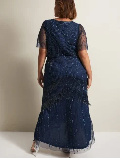 Evadine Beaded Maxi Dress