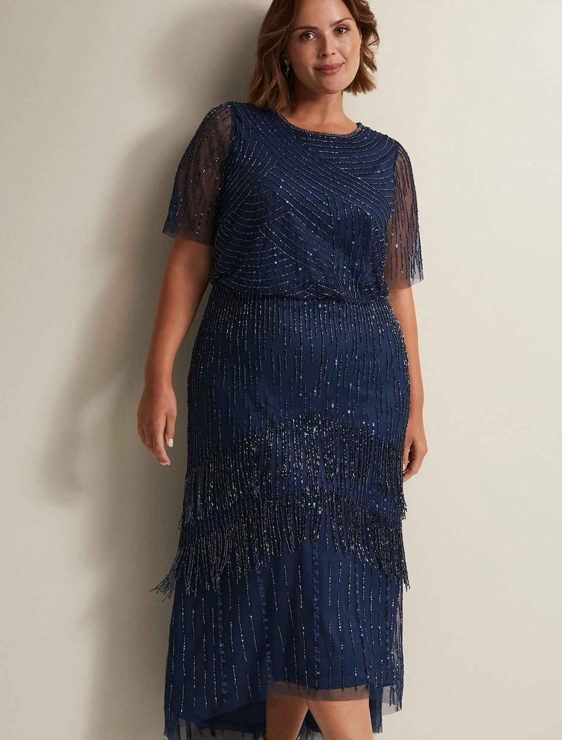 Evadine Beaded Maxi Dress