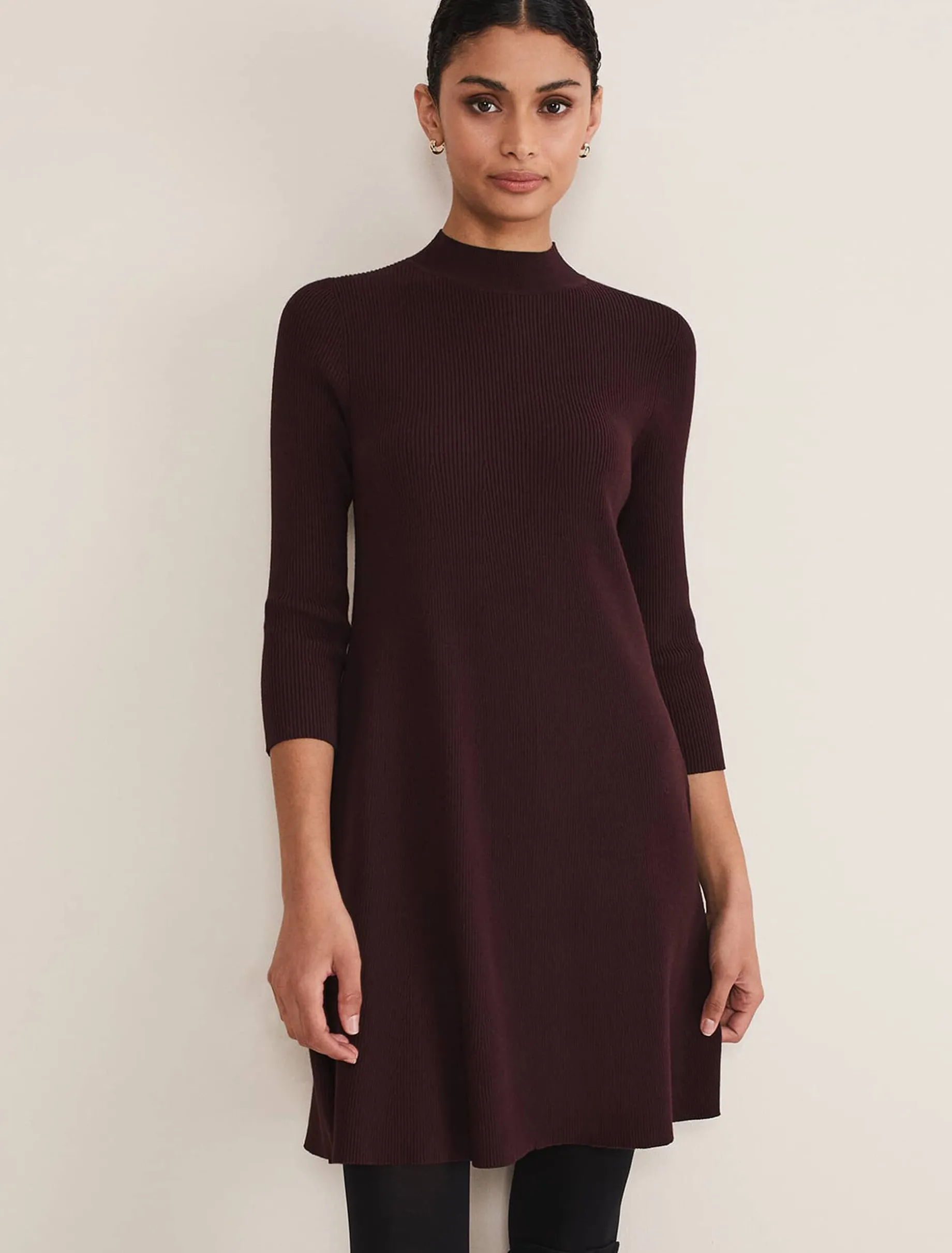Evelyn Rib Swing Knit Tunic