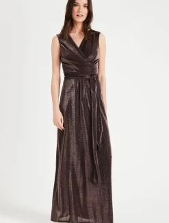 Evelyn Shimmer Maxi Dress