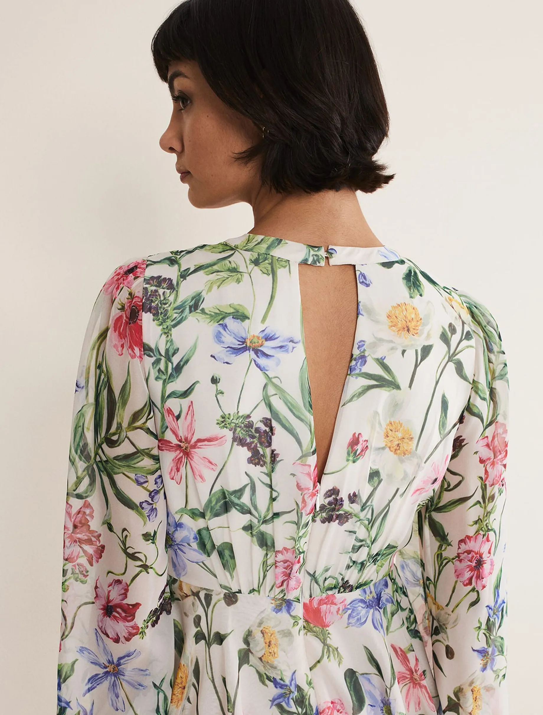 Everleigh Chiffon Floral Mini Dress