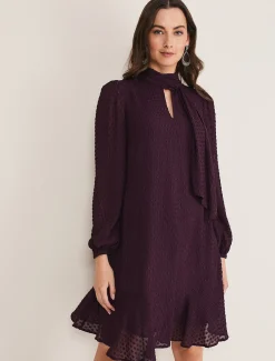 Everly Textured Swing Dress