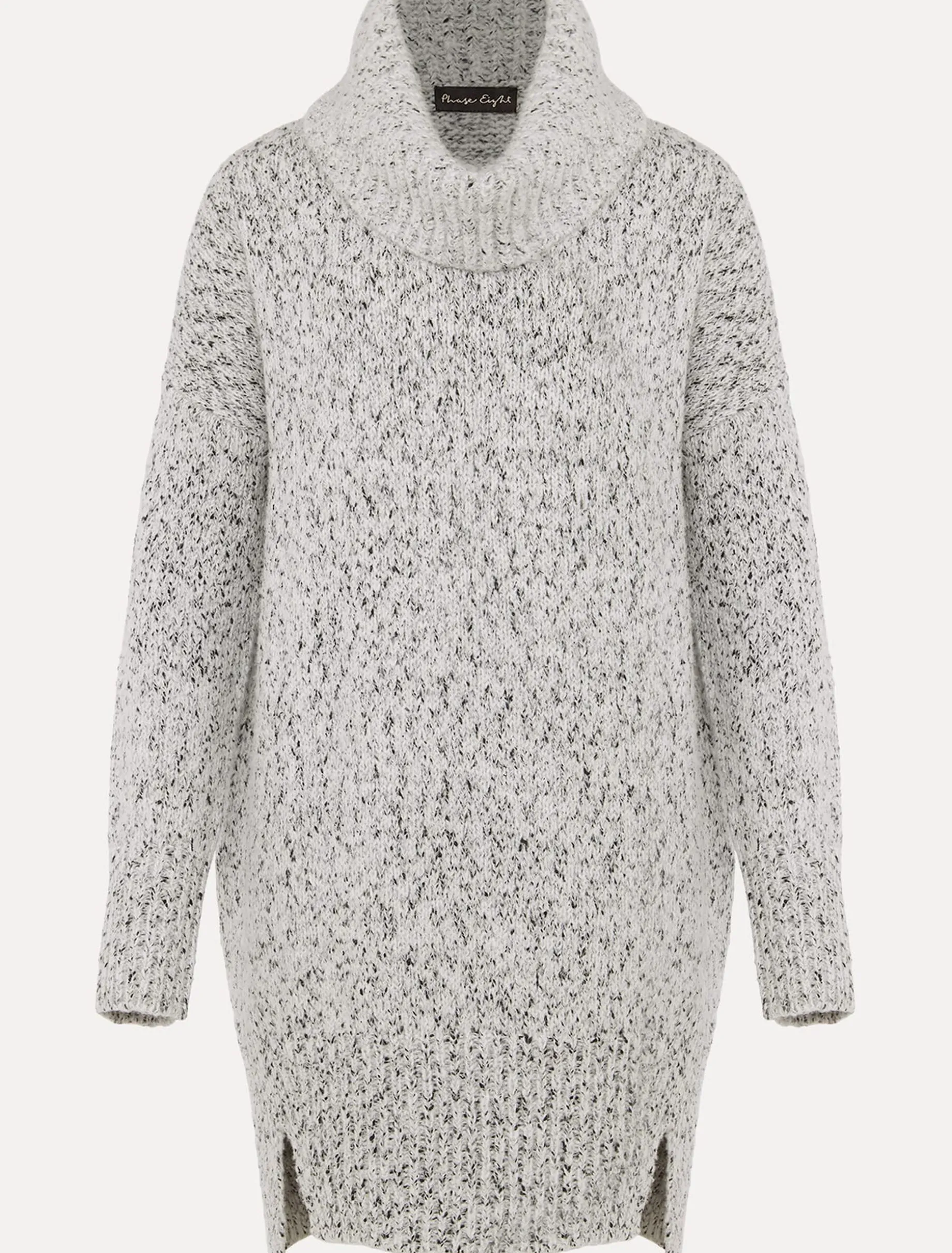 Evia Fleck Knit Jumper Dress