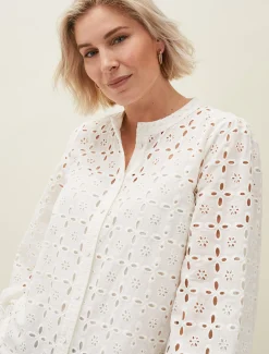 Evianna Broderie Blouse