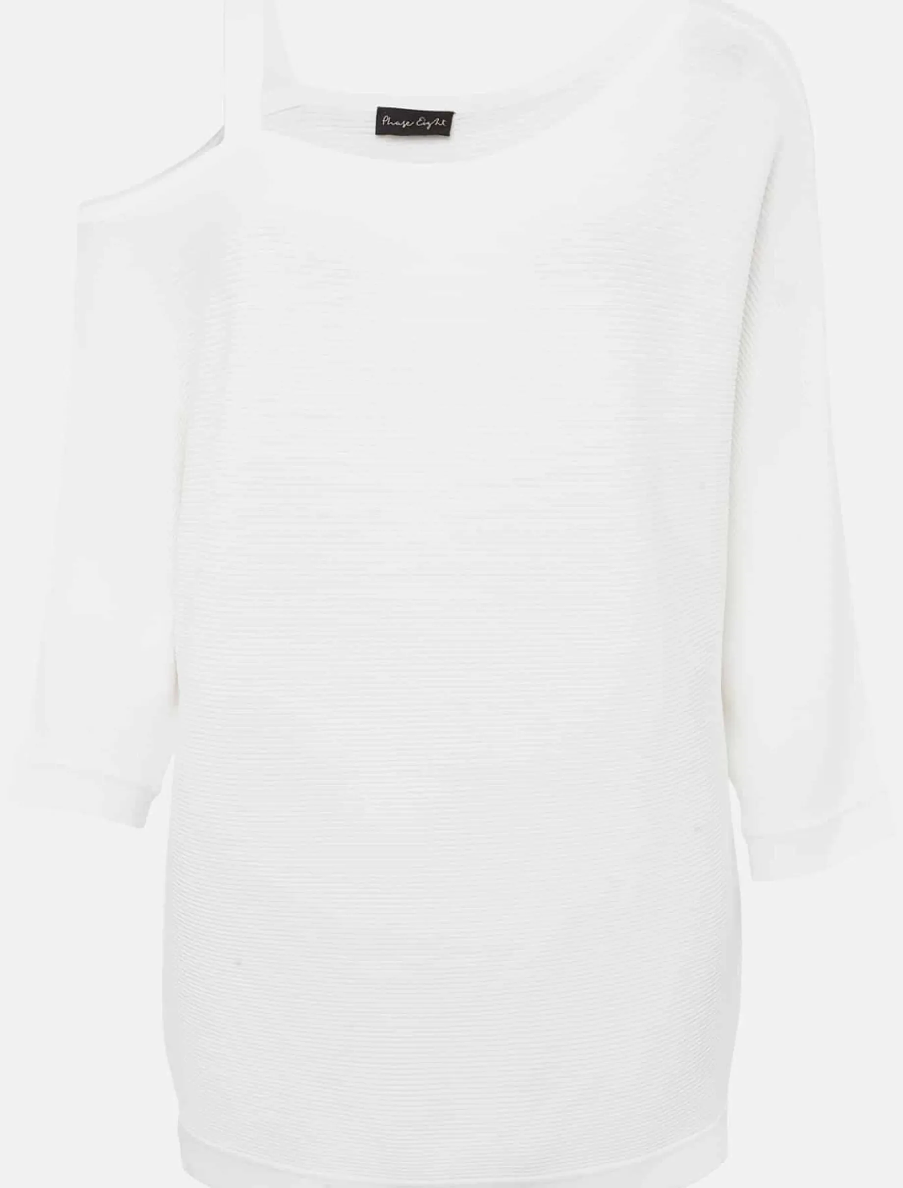 Evie One Shouler Ripple Knit
