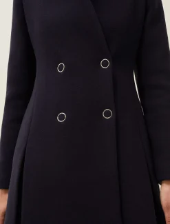 Evie-Rose Fit & Flare Wool Coat