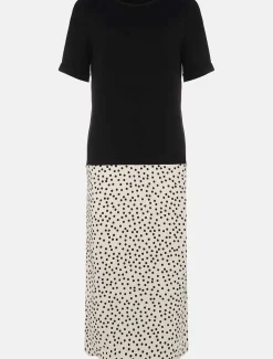 Fae Colourblock Spot Dress