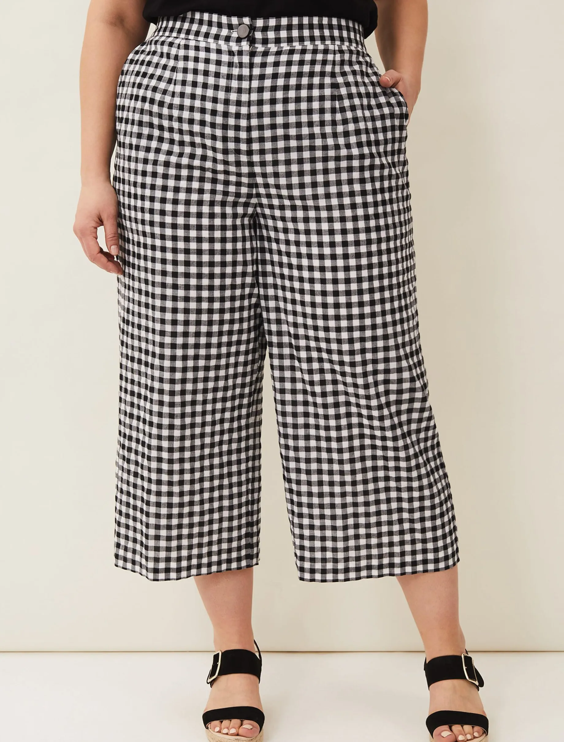 Fae Gingham Culotte