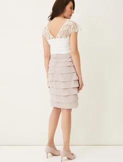 Faith Contrast Fitted Dress