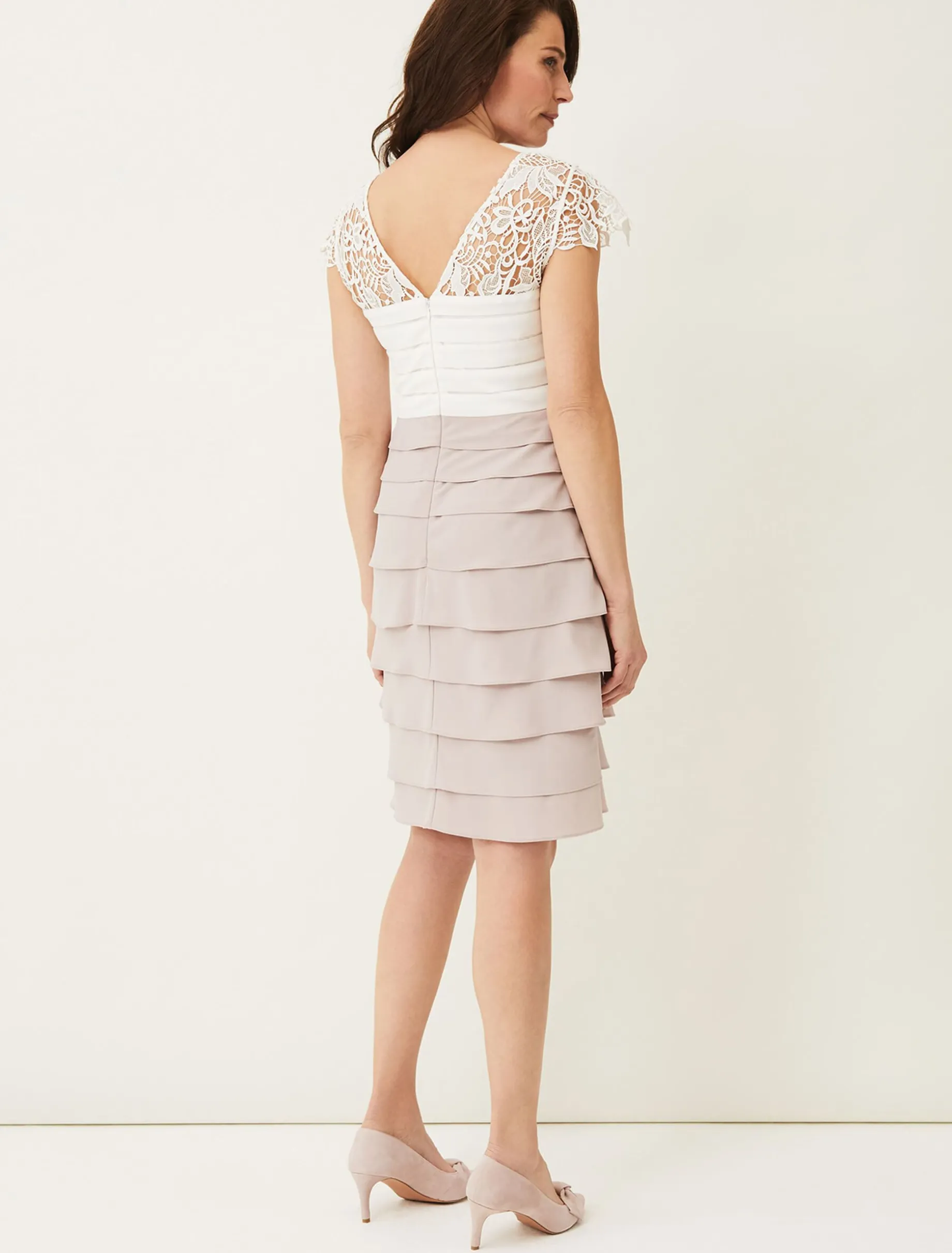 Faith Contrast Fitted Dress