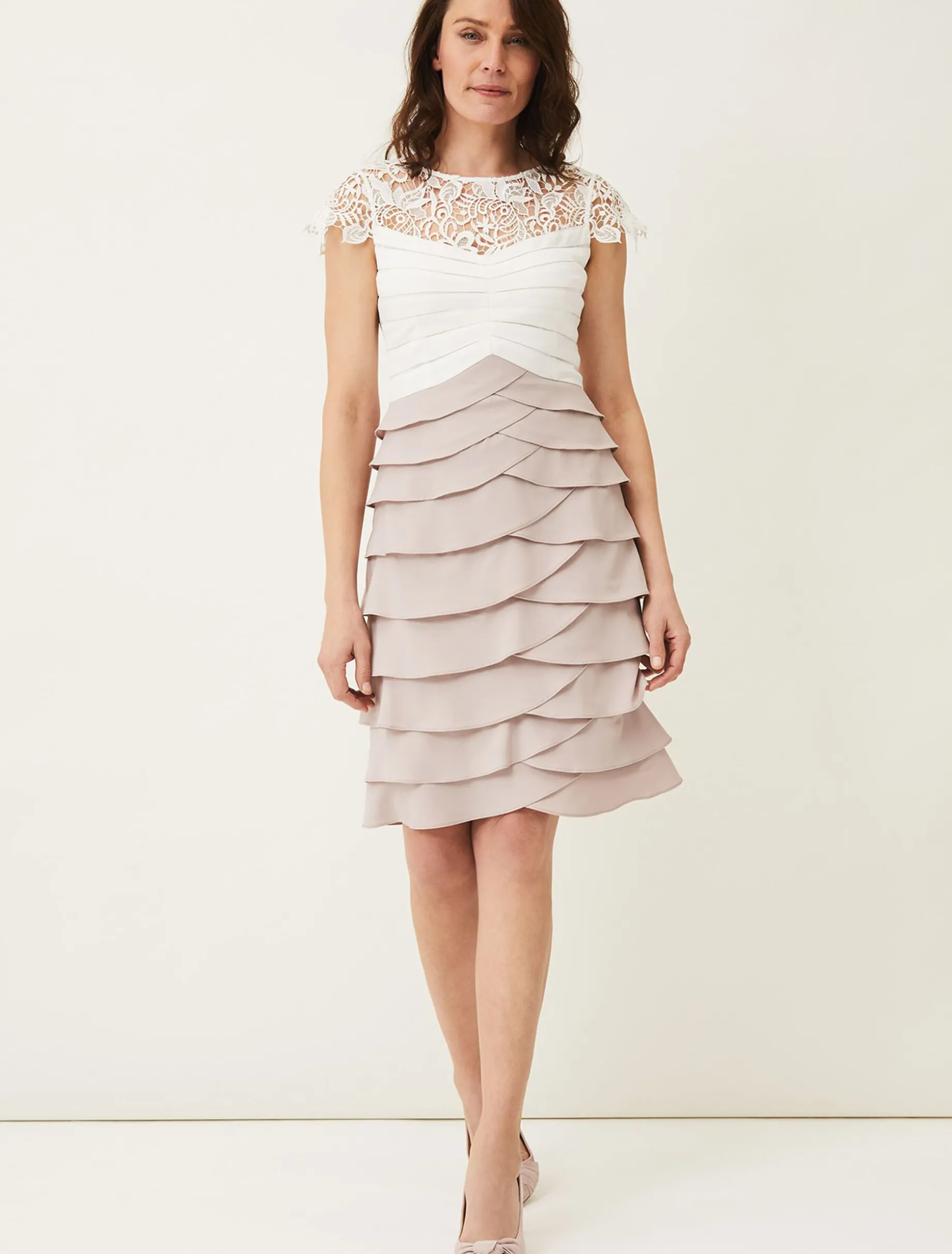Faith Contrast Fitted Dress