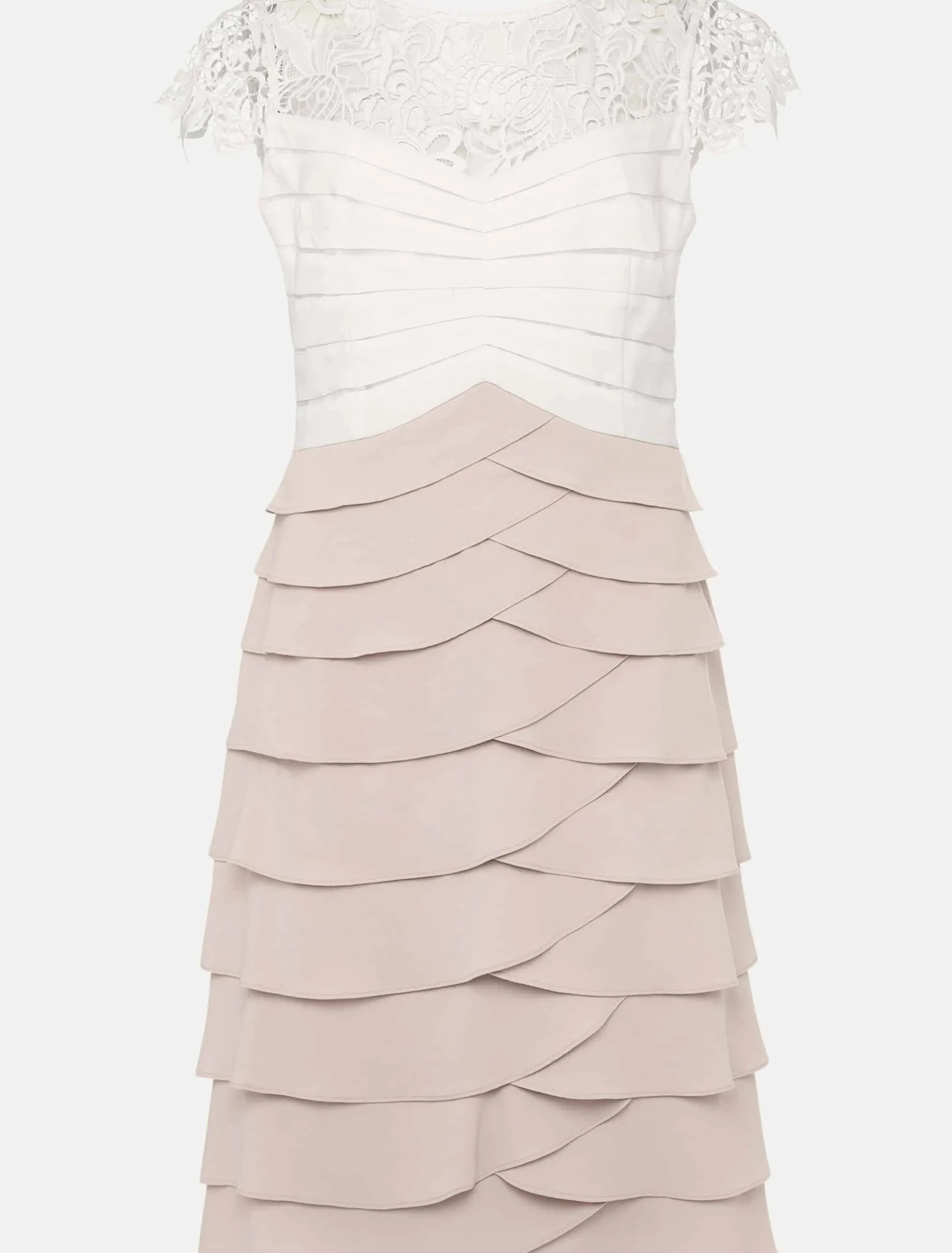 Faith Contrast Fitted Dress