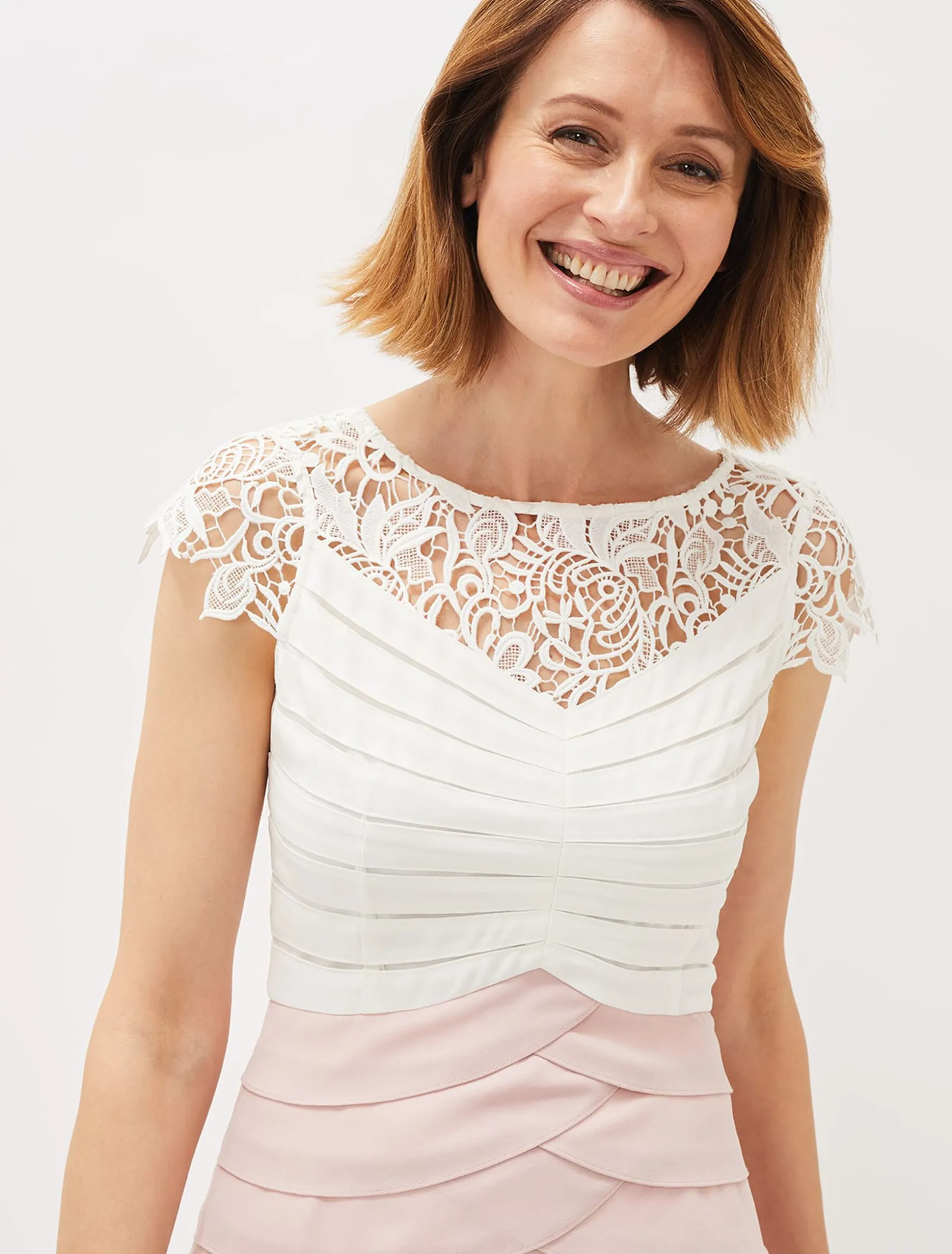 Faith Contrast Fitted Dress