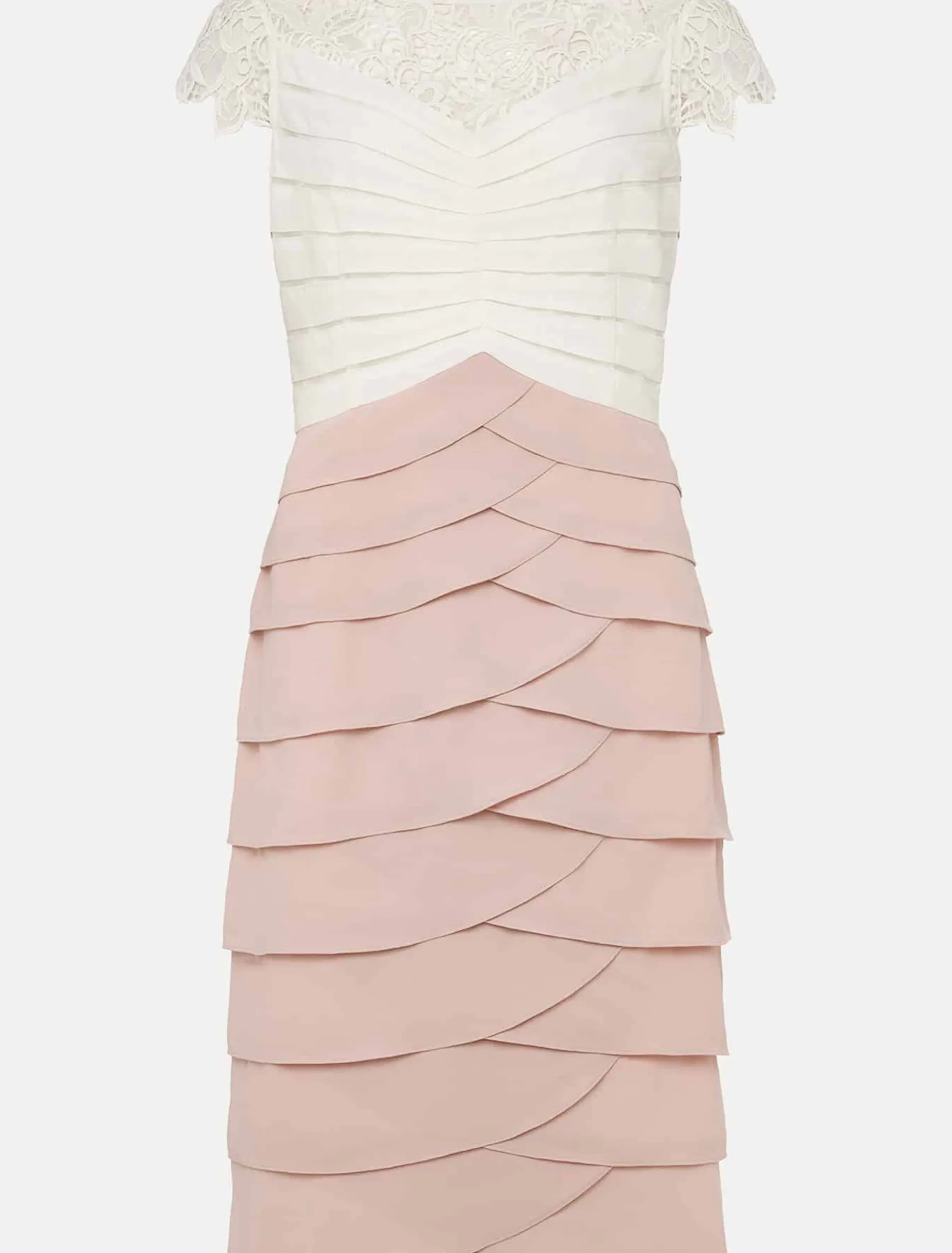 Faith Contrast Fitted Dress