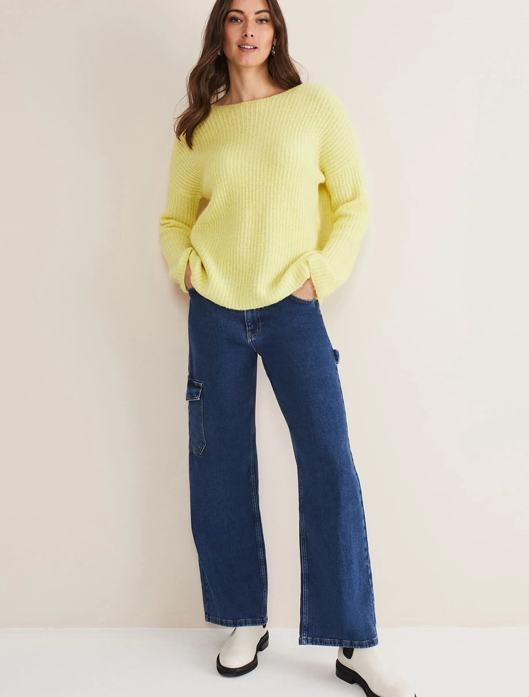 Fay Mohair Open Knitted Jumper
